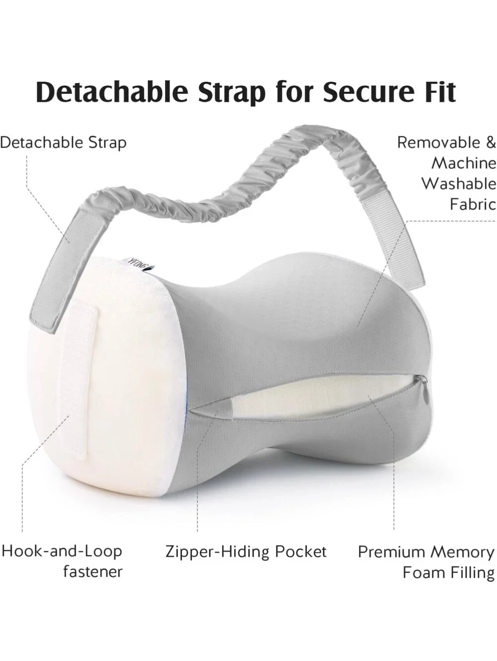 YFONG Knee Pillow for Side Sleepers